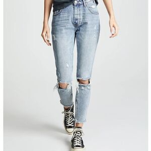 One Teaspoon Storm Buoy Freebirds High Waist Skinny Jeans